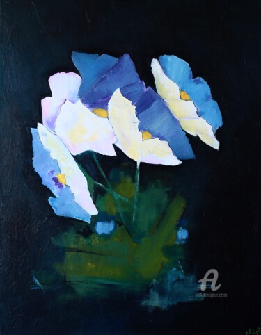 Painting titled "Le bouquet#artistsu…" by Paddy, Original Artwork, Acrylic