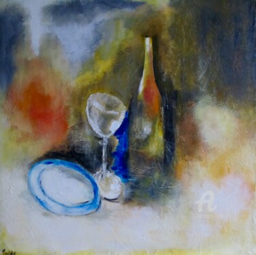 Painting titled "déjeuner sans herbe…" by Paddy, Original Artwork, Acrylic
