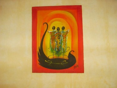 Peinture intitulée "La porte du Paradis" par Padi, Œuvre d'art originale