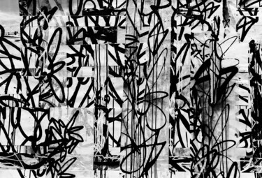 Schilderij getiteld "Grand Collage de Pi…" door Paf Le Piaf, Origineel Kunstwerk, Collages