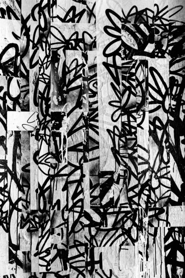 Malerei mit dem Titel "Grand Collage de Pi…" von Paf Le Piaf, Original-Kunstwerk, Collagen