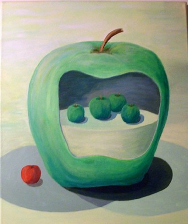 Discriminación Pintura titulada "Discriminación" por Carlos Pagani, Obra de arte original, Oleo