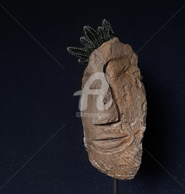 Скульптура под названием ""ANTRO-POT E"" - Pagès Du Pilou, Подлинное произведение искусства, Камень