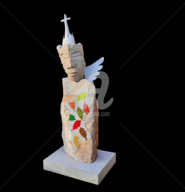Скульптура под названием ""LE ROI". (collecti…" - Pagès Du Pilou, Подлинное произведение искусства, Камень