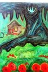 Painting titled "Cajun Cabin" by Paige Gallery, Original Artwork, Oil