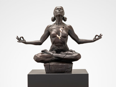 Sculpture titled "Expansion, Boundless" by Paige Bradley, Original Artwork, Bronze