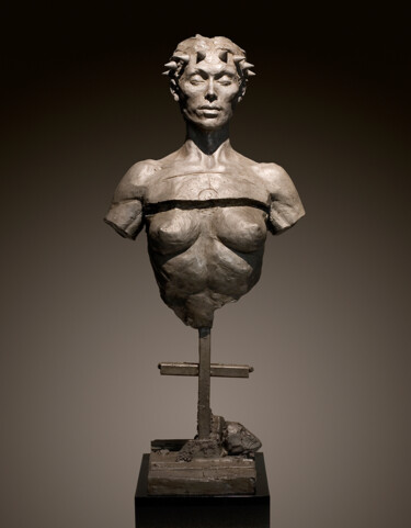Escultura intitulada "Liberty" por Paige Bradley, Obras de arte originais, Bronze
