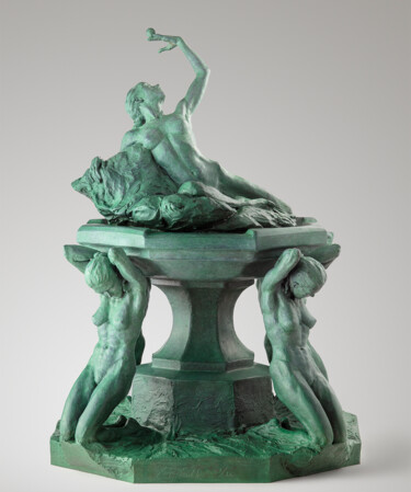 Scultura intitolato "Irresistible Spring" da Paige Bradley, Opera d'arte originale, Bronzo