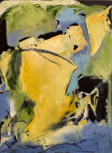 Картина под названием "Untitled - 8328" - Betsy Cole, Подлинное произведение искусства, Масло