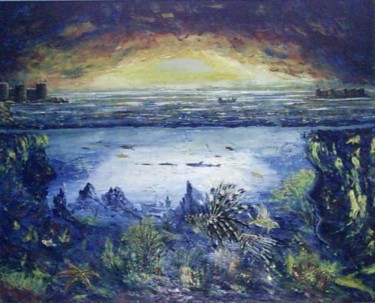 "Deniz 12000" başlıklı Tablo Painter Poet Penman tarafından, Orijinal sanat, Petrol