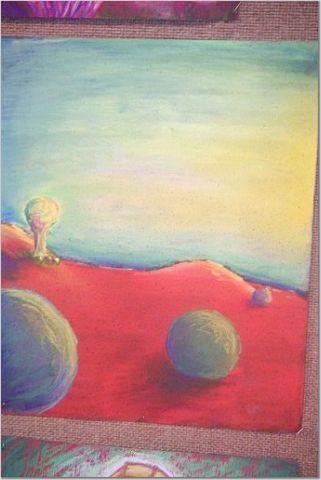 Painting titled "Surreal Landscape" by Brittany Sundgren, Original Artwork