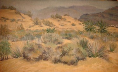Painting titled "DUNES GRAN CANARIA" by Ian Forbes, Original Artwork, Oil
