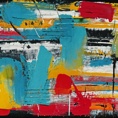 Malarstwo zatytułowany „Abstract Rhythms” autorstwa Paisley Marten, Oryginalna praca, Akryl