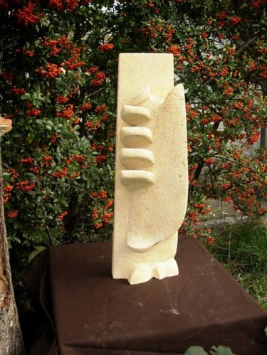 Sculpture intitulée "dinopierre" par Pakau, Œuvre d'art originale