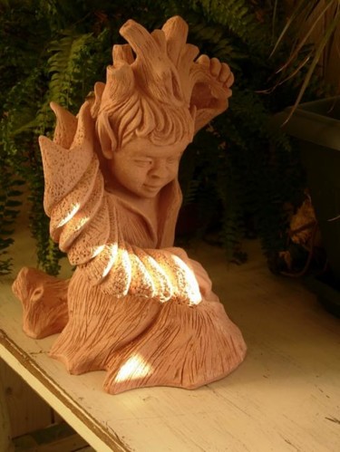Sculpture intitulée "Narbus enfant de LO…" par Pakau, Œuvre d'art originale