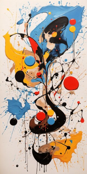 Grafika cyfrowa / sztuka generowana cyfrowo zatytułowany „The Soul's Colorful…” autorstwa Pako Benoit, Oryginalna praca, Obr…