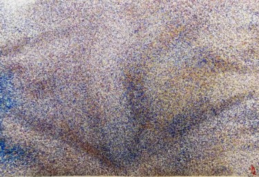 Ζωγραφική με τίτλο "Sand" από Pakokante, Αυθεντικά έργα τέχνης, Ακρυλικό
