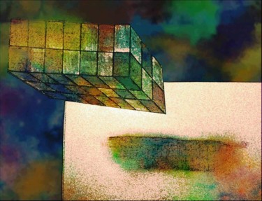 「Cube」というタイトルの描画 Pakokanteによって, オリジナルのアートワーク, デジタル