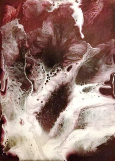 Ζωγραφική με τίτλο "Waves2" από Pakokante, Αυθεντικά έργα τέχνης, Ακρυλικό