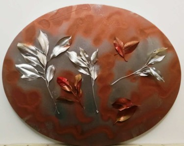 Peinture intitulée "Leaves" par Pakokante, Œuvre d'art originale, Bombe aérosol