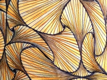 Σχέδιο με τίτλο "Shells" από Pakokante, Αυθεντικά έργα τέχνης, Μελάνι