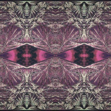 Digital Arts titled "Purple pattern" by Pakokante, Original Artwork, 2D Digital Work