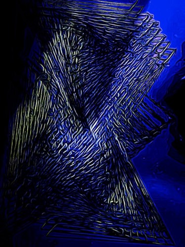 Arts numériques intitulée "Deep-sea, fishing n…" par Pakokante, Œuvre d'art originale, Travail numérique 2D