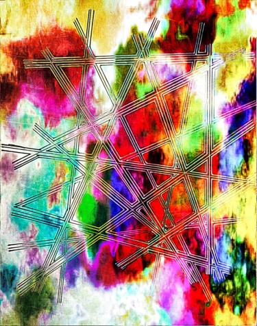 Digital Arts titled "Multicolored comple…" by Pakokante, Original Artwork, 2D Digital Work