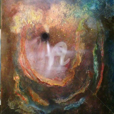 Peinture intitulée "Nébuleuse 14 ©" par Pal, Œuvre d'art originale, Huile