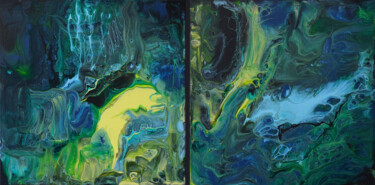 Картина под названием "“Pure abstract #3”…" - Palirina, Подлинное произведение искусства, Акрил Установлен на Деревянная рам…