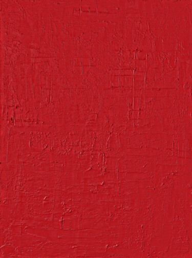 Malarstwo zatytułowany „«Red Prison» minima…” autorstwa Palirina, Oryginalna praca, Akryl Zamontowany na Drewniana rama noszy