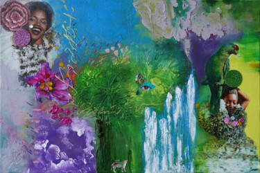 제목이 "“Carnaval. Part 2”…"인 미술작품 Palirina로, 원작, 아크릴 나무 들것 프레임에 장착됨