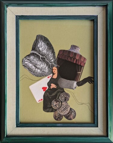 Collages titled "Light" by Palirina, Original Artwork, Collages Mounted on Cardboard