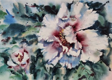 Painting titled ""EMPEROR'S PION"" by Elena Krivoruchenko, Original Artwork, Watercolor