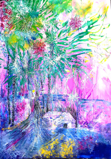 Pittura intitolato "Magica Natura" da Palma Aceto, Opera d'arte originale, Acrilico Montato su Plexiglass