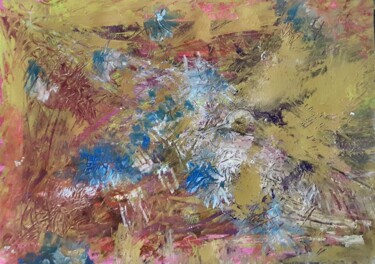 Schilderij getiteld "Natura n5" door Palma Aceto, Origineel Kunstwerk, Acryl