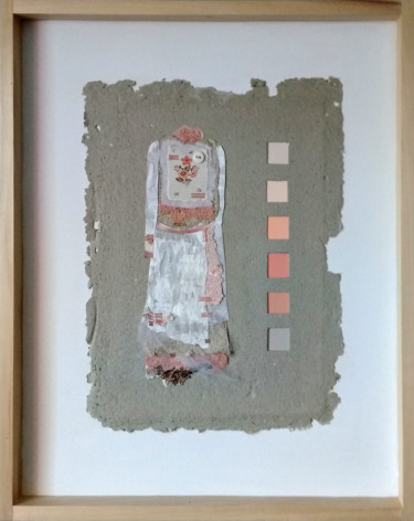 Textile Art titled "De la serie " espac…" by Verónica Palomeque Ciganda, Original Artwork