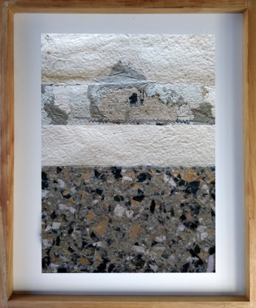 Collages titled "horizontes-4." by Verónica Palomeque Ciganda, Original Artwork