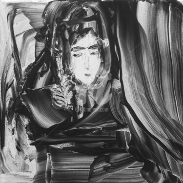 Pittura intitolato "Madam  Piano" da Rajka Serbak, Opera d'arte originale