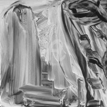 Картина под названием "Stairways" - Rajka Serbak, Подлинное произведение искусства, Темпера