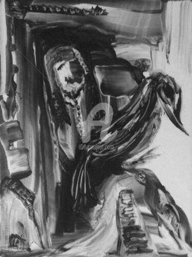 Painting titled "Birds of Paradise /…" by Rajka Serbak, Original Artwork, Tempera