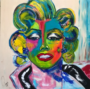 Painting titled "Marilyn" by Pame, Original Artwork, Acrylic