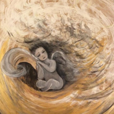 Peinture intitulée "a dream un reve" par Pamela Gerard, Œuvre d'art originale, Huile