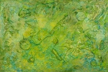 Malerei mit dem Titel "Citrus Maxima" von Pamela Rys, Original-Kunstwerk, Acryl