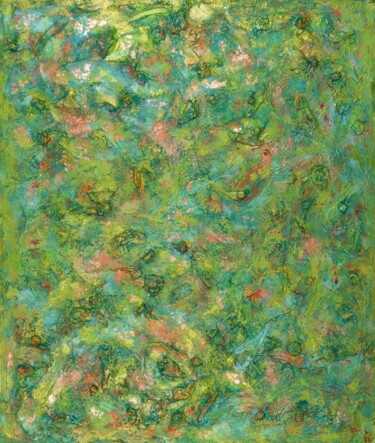 Malerei mit dem Titel "Iapetus : 47" x 36"…" von Pamela Rys, Original-Kunstwerk, Acryl