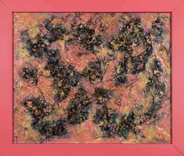 Painting titled "Pink Supernova : FR…" by Pamela Rys, Original Artwork, Acrylic