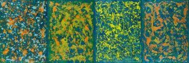 Malerei mit dem Titel "Color Journeys : TE…" von Pamela Rys, Original-Kunstwerk, Acryl