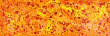 Painting titled "Pumpkin Spice" by Pamela Rys, Original Artwork, Acrylic