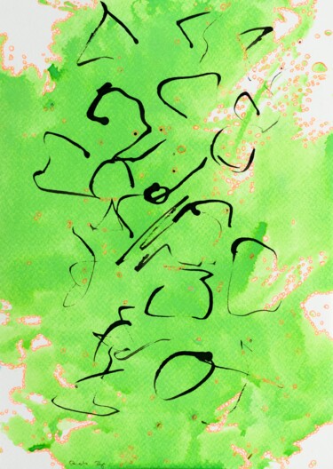 Tekening getiteld "Organic Modernity" door Pamela Rys, Origineel Kunstwerk, Inkt