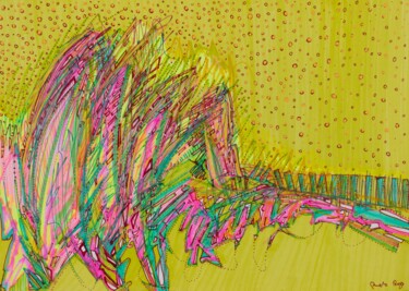 Рисунок под названием "Transfiguration" - Pamela Rys, Подлинное произведение искусства, Чернила